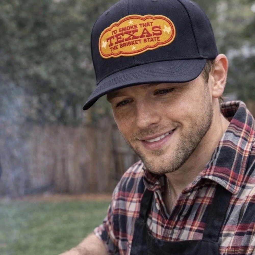 Richardson 112 Hat I’d Smoke That Texas The Brisket State Trucker Cap Gray